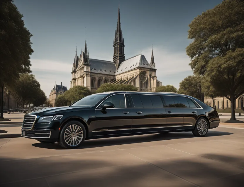 Limousine service at Notre Dame University
