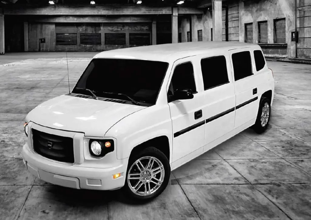 Are Limousines Wheelchair Accessible? - White limo SUV in parking garage