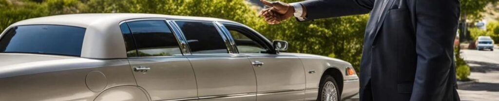 Is Gratuity Included in Limo Service or Should I Tip Extra? - Chauffeur offering limousine service on sunny day.